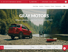 Tablet Screenshot of graymotors.com